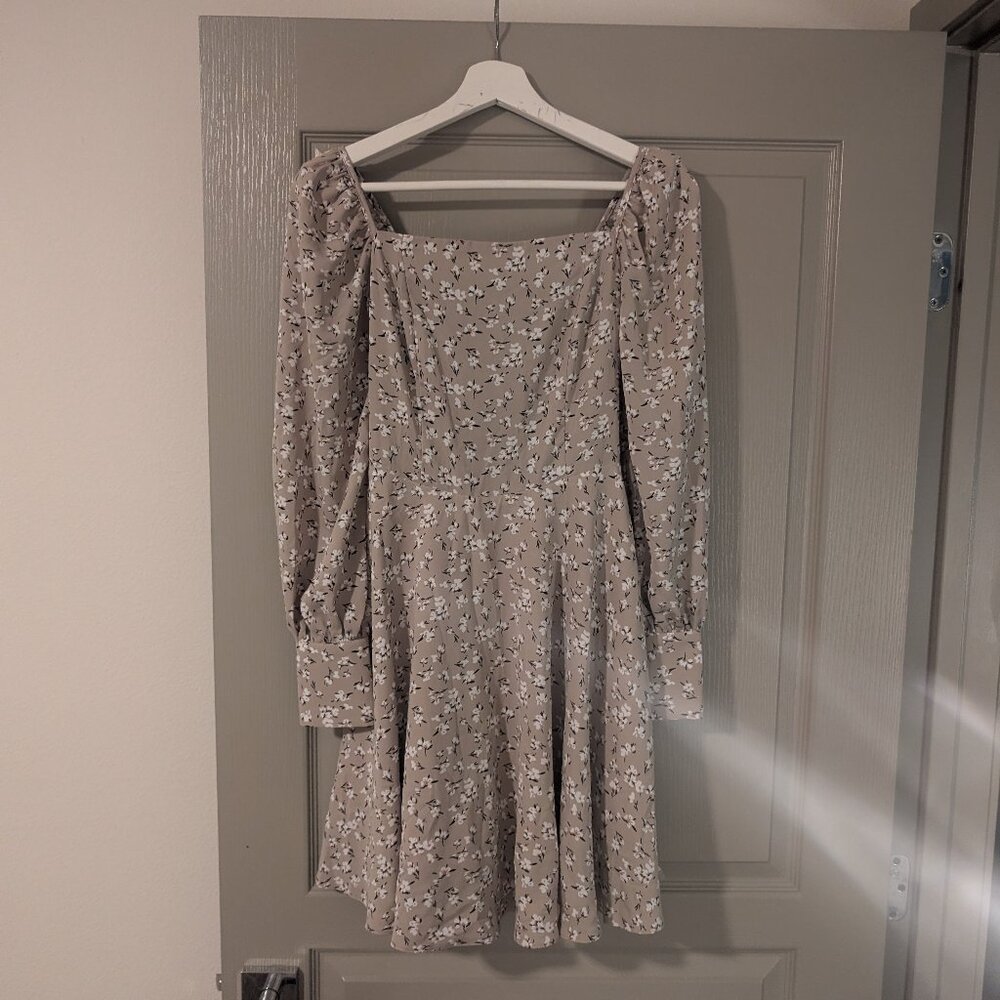 Floral Long Sleeve Dress